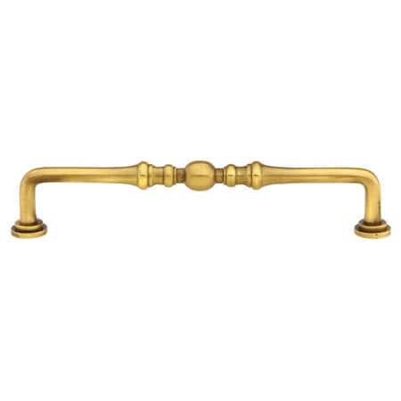 Patioplus 4 in. Center to Center Spindle Cabinet Pull, French, Antique Brass PA2001638